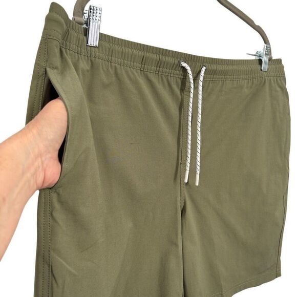 Great Lakes Northern Outfitter Set of 2 Pull-on Shorts Green /Cream Men's XL NWT - Picture 4 of 14